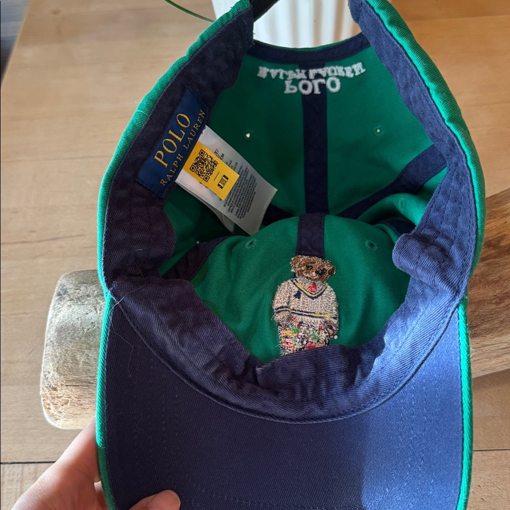 Polo bear Green Cap with Bear Embroidery - Picture 5 of 5